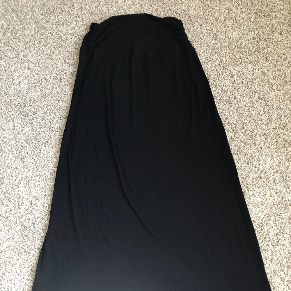 Maternity maxi skirt